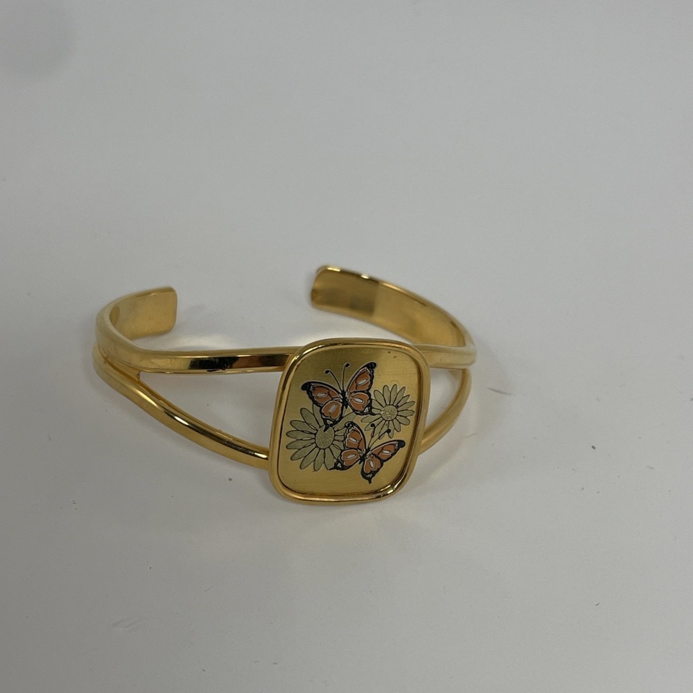 Reed & Barton Danascene Cuff Bracelet‎